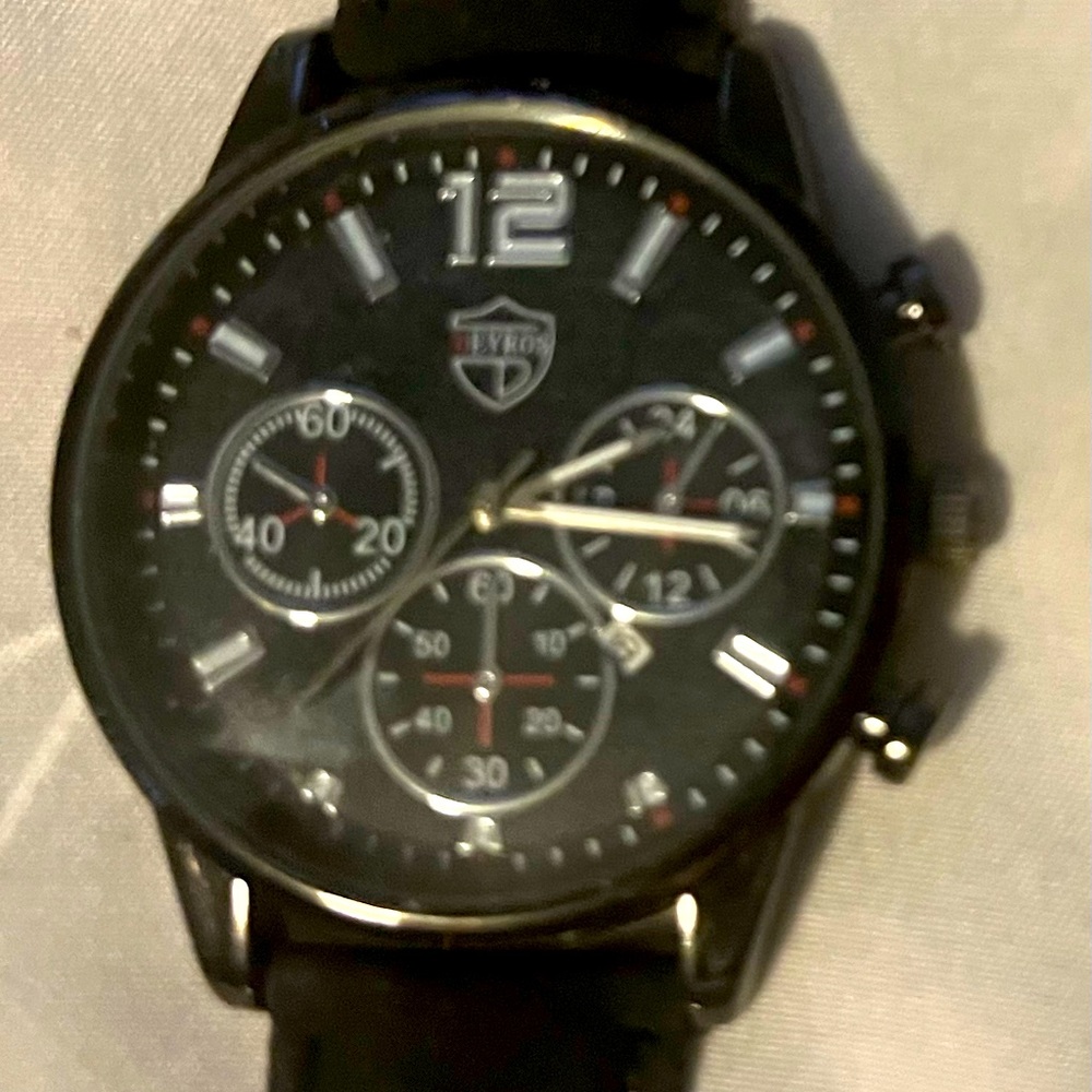 Men’s fashion watch Deyros brand Black